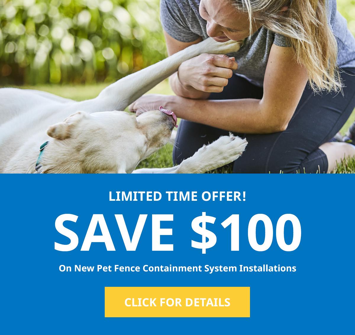 SAVE $100 On New Installations